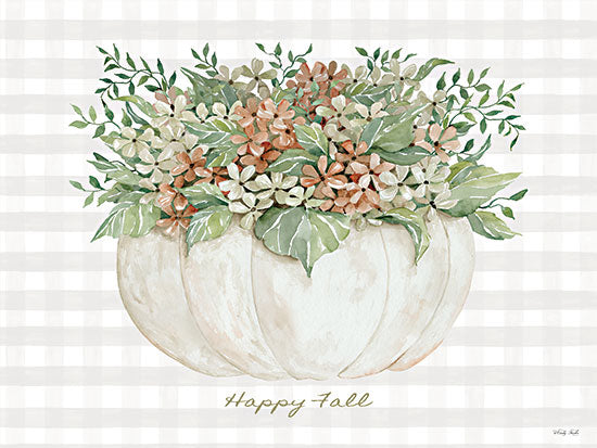 Cindy Jacobs CIN3107 - CIN3107 - Happy Fall Pumpkin Floral - 16x12 Happy Fall, Fall, Autumn,  Pumpkin, Flowers, Greenery from Penny Lane