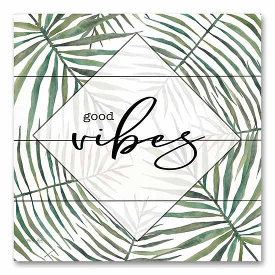 Cindy Jacobs CIN3189PAL - CIN3189PAL - Good Vibes - 12x12 Palm Leaves, Good Vibes, Tropical, Typography, Signs from Penny Lane