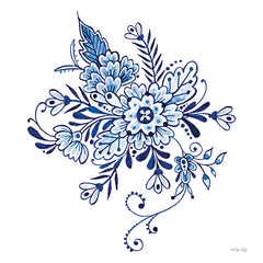 CIN3307 - Blue & White Flowers - 12x12