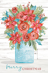 CIN3323 - Merry Christmas Flowers - 12x18