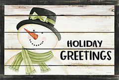 CIN3338 - Holiday Greetings Snowman - 18x12