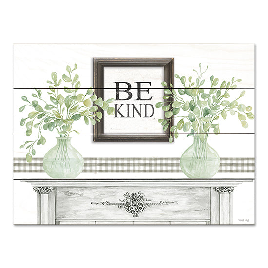 Cindy Jacobs CIN3352PAL - CIN3352PAL - Be Kind Table - 16x12 Be Kind, Framed, Mantel, Greenery, Vases, Still Life from Penny Lane