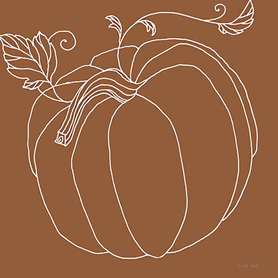 Cindy Jacobs CIN3420 - CIN3420 - Simple Pumpkin I - 12x12 Pumpkin, Fall, Autumn, Simplistic from Penny Lane