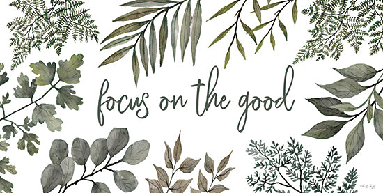 Cindy Jacobs CIN3438 - CIN3438 - Focus on the Good - 18x9 Focus on the Good, Greenery, Leaves, Plants, Motivational, Typography, Signs from Penny Lane