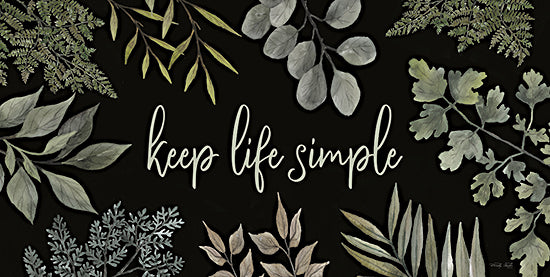 Cindy Jacobs CIN3439 - CIN3439 - Keep Life Simple - 18x9 Keep Life Simple, Greenery, Leaves, Plants, Motivational, Typography, Signs from Penny Lane