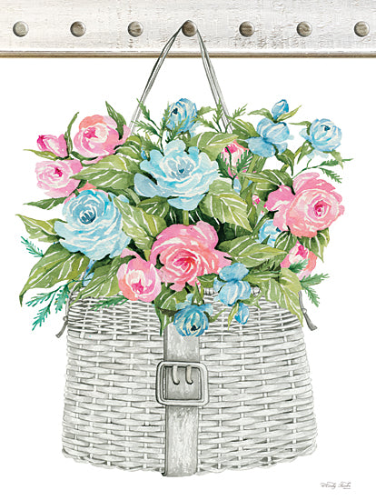 Cindy Jacobs CIN3443 - CIN3443 - Floral Pop I - 12x16 Flowers, Pink & Blue Flowers, Bouquet, Basket, Hanging Basket from Penny Lane