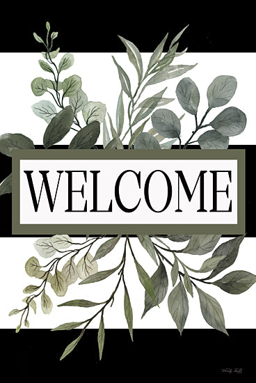 Cindy Jacobs CIN3486 - CIN3486 - Welcome - 12x18 Welcome, Wreath, Greenery, Typography, Signs from Penny Lane