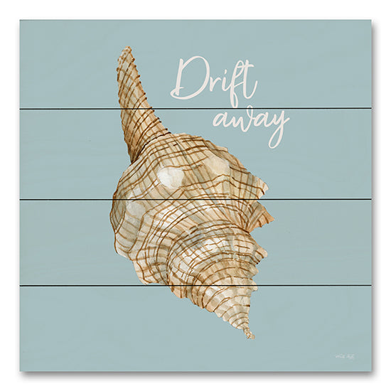 Cindy Jacobs CIN3538PAL - CIN3538PAL - Drift Away Seashell - 12x12 Drift Away, Seashell, Shell, Coastal, Signs, Leisure from Penny Lane