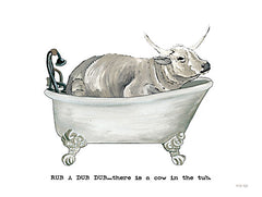 CIN3592 - Rub-a-Dub-Dub Cow - 16x12