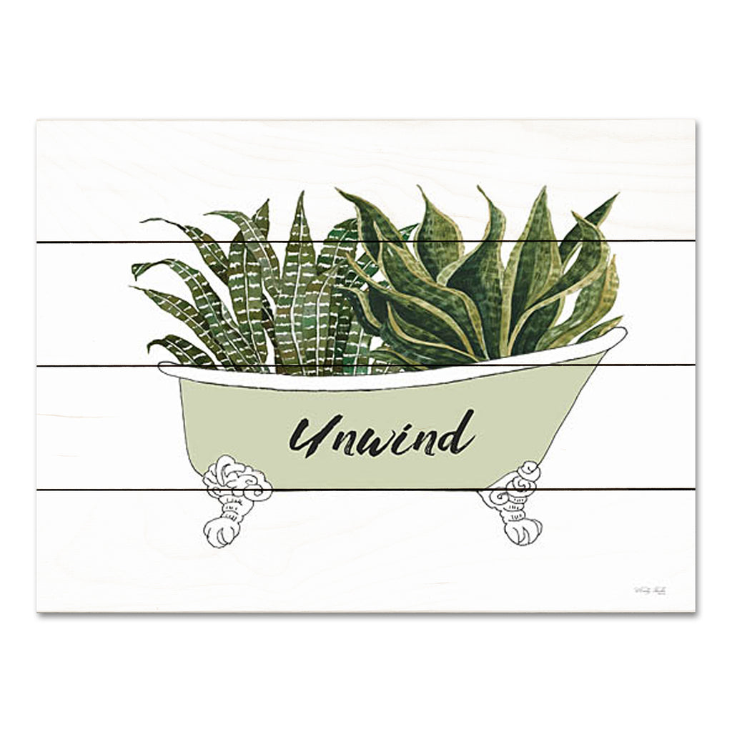 Cindy Jacobs CIN3604PAL - CIN3604PAL - Greenery Tub - 16x12 Bath, Bathroom, Bathtub, Cactus, Vintage, Unwind, Typography, Signs, Textual Art, Spa, Diptych from Penny Lane