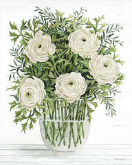 CIN3671 - Ranunculus on White - 12x16