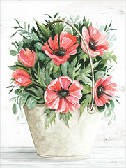 CIN3708 - Pail of Poppies - 12x16