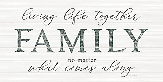 Cindy Jacobs CIN3770 - CIN3770 - Living Life Together - Family - 18x9 Inspiritional, Family, Living Life Together No Matter What Comes Along, Typography, Signs, Textual Art, Wood Background from Penny Lane