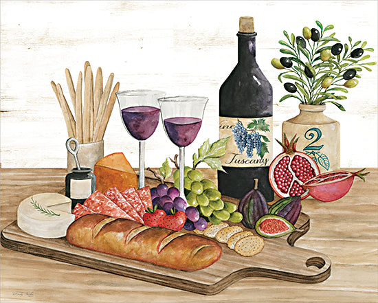 Cindy Jacobs CIN3800 - CIN3800 - Let's Celebrate II - 16x12 Kitchen, Wine, Cheese, Bread, Charcuterie Board, Snacks, Fruit, Olives, Vegetables, Party, Celebration from Penny Lane