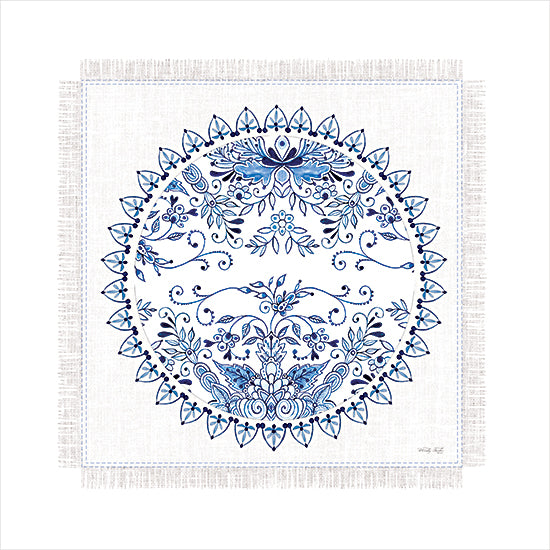 Cindy Jacobs CIN3839 - CIN3839 - Chinoiserie Circle II - 12x12 Pattern, Chinoiserie, Blue & White, Chinese Technique, Chinese Style in Art, Global Inspired from Penny Lane