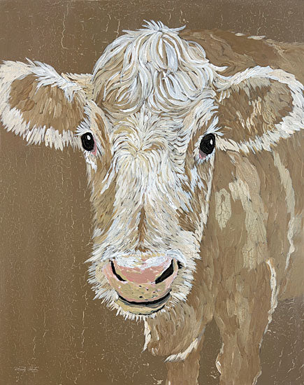 Cindy Jacobs CIN4034 - CIN4034 - Country Cow II - 12x16 Cow, Brown Cow, Farm Animal, Country Cow, Portrait from Penny Lane