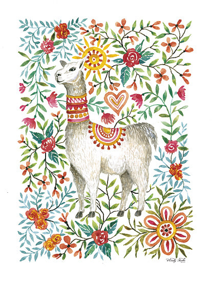 Cindy Jacobs CIN417 - Llama Lad - Llama, Spanish, Flowers, Fiesta from Penny Lane Publishing