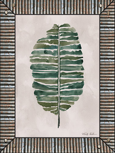 Cindy Jacobs CIN675 - Banana Leaf Galvanized - Botanical, Leaf, Metal from Penny Lane Publishing