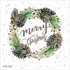 CIN688 - Merry Christmas Wreath - 12x12