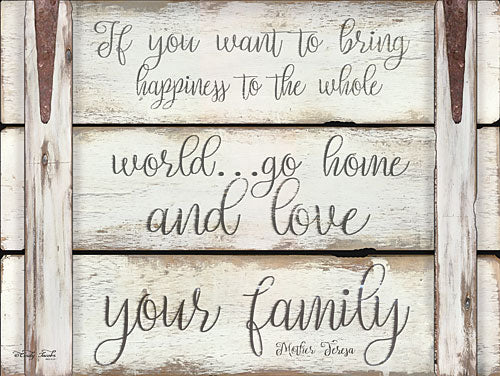 Cindy Jacobs CIN708 - Love Your Family - Family, Calligraphy, Wood, Sentiment from Penny Lane Publishing