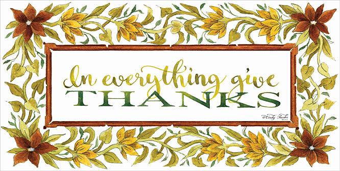 Cindy Jacobs CIN725 - In Everything     - Thanks, Signs, Typography, Flowers, Autumn from Penny Lane Publishing