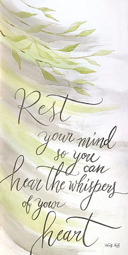 Cindy Jacobs CIN737 - Rest Your Mind - Leaves, Calligraphy, Inspirational from Penny Lane Publishing