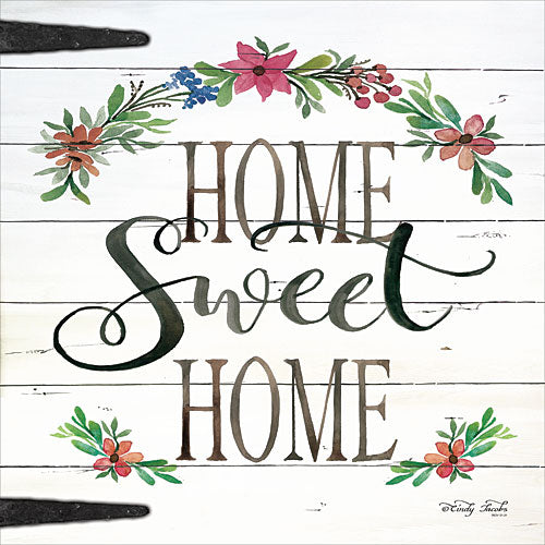 Cindy Jacobs CIN786 - Home Sweet Home - Home, Flowers, Door from Penny Lane Publishing
