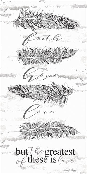 Cindy Jacobs CIN802 - The Greatest is Love - Feather, Religious, Inspirational, Signs from Penny Lane Publishing
