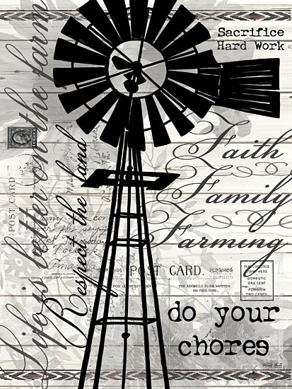Cindy Jacobs CIN813 - Do Your Chores Windmill - Typography, Words, Signs, Windmill from Penny Lane Publishing
