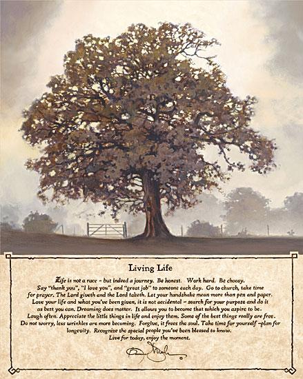 Bonnie Mohr COW128 - Living Life - Tree, Inspirational, Quote from Penny Lane Publishing