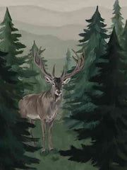 CTD190 - Elk in the Pines - 12x16