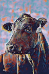 DAK243 - Colorful Cow - 12x18