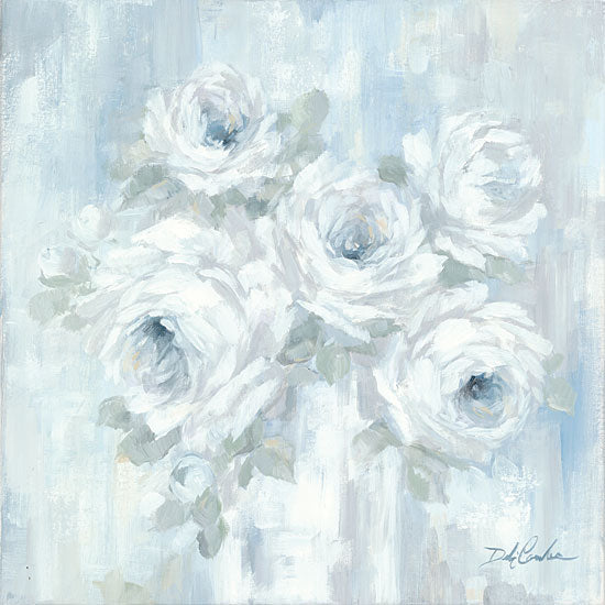 Debi Coules DC112 - DC112 - White Roses - 12x12 White Roses, Flowers, Modern from Penny Lane