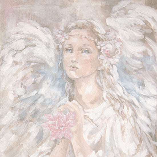 Debi Coules DC138 - DC138 - Heaven's Angel  - 12x12 Angel, Religious, Flower, Woman Angel, White, Soft Subtle Tones, Feminine from Penny Lane