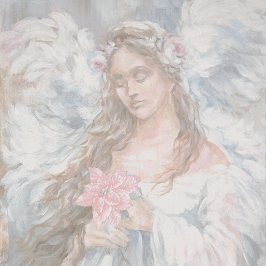 Debi Coules DC139 - DC139 - Love Angel    - 12x12 Angel, Religious, Flower, Woman Angel, White, Soft Subtle Tones, Feminine from Penny Lane