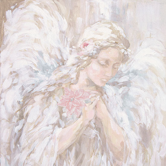 Debi Coules DC140 - DC140 - Prayer for Peace    - 12x12 Angel, Religious, Flower, Woman Angel, White, Soft Subtle Tones, Feminine from Penny Lane