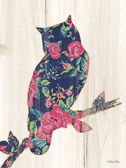 DD1530A - Floral Owl - 12x16