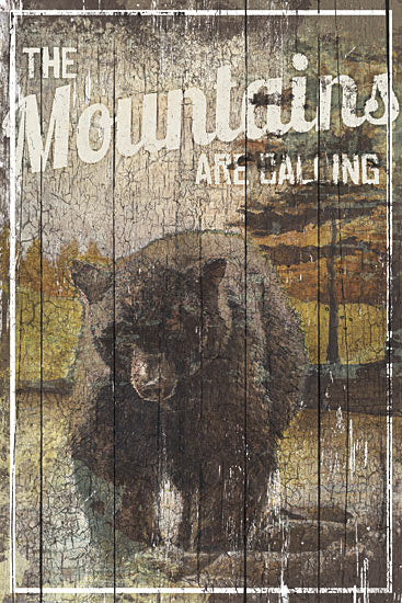 Dee Dee DD1621 - Mountain Call Bear - Bear, Mountains, Signs from Penny Lane Publishing