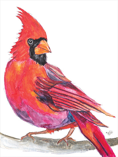 Diane Fifer DF156 - DF156 - Hey There Good Looking - 12x16 Cardinal, Red Bird, Birds from Penny Lane