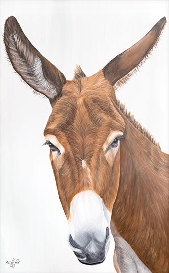 Diane Fifer DF185 - DF185 - Hee Haw - 12x18 Donkey, Farm Animal, Portrait from Penny Lane