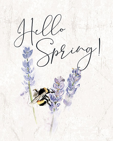 Dogwood Portfolio DOG136 - DOG136 - Hello Spring Bee - 12x16 Hello Spring, Bee, Flowers, Lilacs, Signs from Penny Lane