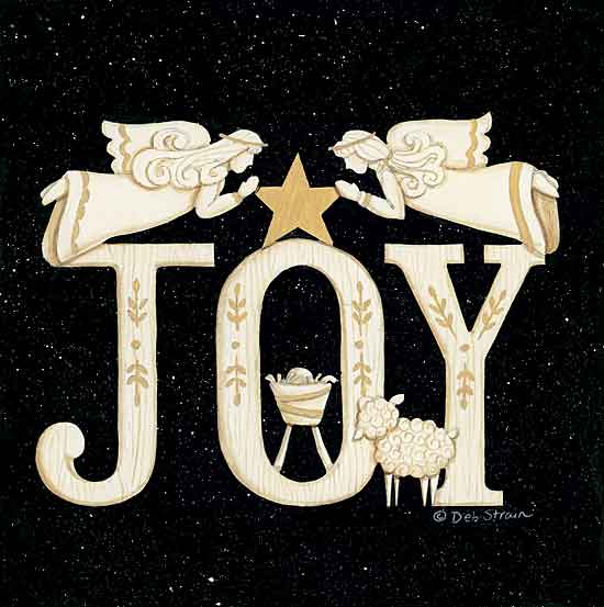 Deb Strain DS1874 - DS1874 - Joy Angels - 12x12 Signs, Typography, Baby Jesus, Sheep, Angels, Joy from Penny Lane