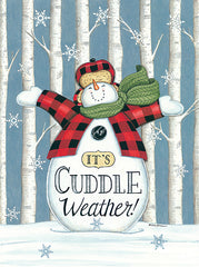 DS1953 - Cuddle Weather Snowman - 12x16