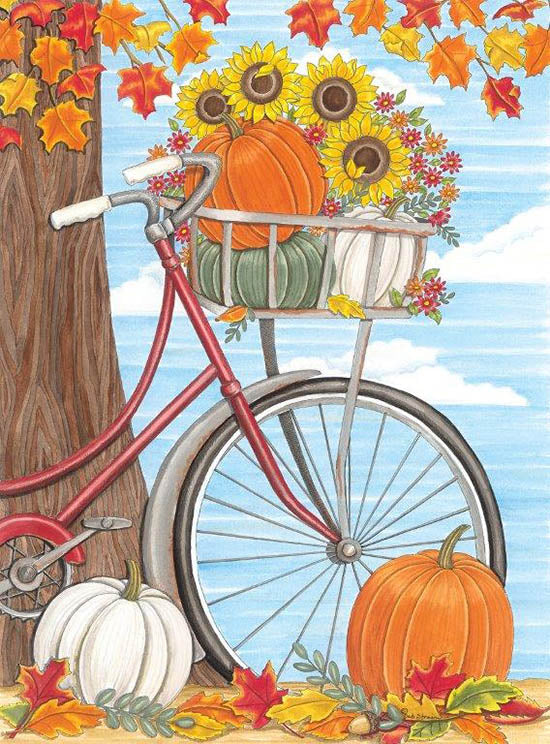 Deb Strain Licensing DS2064LIC - DS2064LIC - Fall Bicycle - 0  from Penny Lane