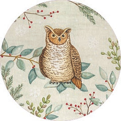DS2177RP - Woodland Animals Owl - 18x18