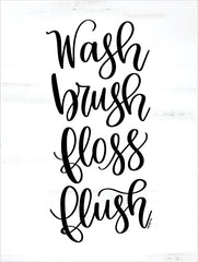 DUST1042LIC - Wash, Brush, Floss, Flush - 0