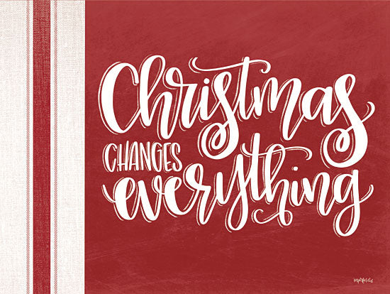 Imperfect Dust DUST489 - DUST489 - Christmas Changes Everything II    - 16x12 Christmas, Holidays, Red and White, Calligraphy, Signs from Penny Lane