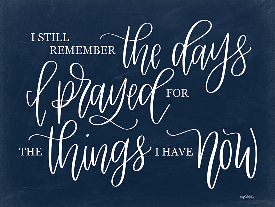 Imperfect Dust DUST552 - DUST552 - The Days I Prayed      - 16x12 Signs, Typography, The Days I Prayed from Penny Lane