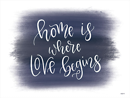 Imperfect Dust DUST613 - DUST613 - Home is Where Love Begins - 16x12 Home is Where Love Begins, Calligraphy, Family, Love, Signs from Penny Lane