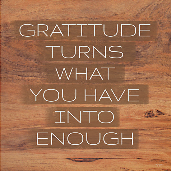 Imperfect Dust DUST622 - DUST622 - Enough    - 12x12 Gratitude, Wood Background, Motivational, Signs from Penny Lane